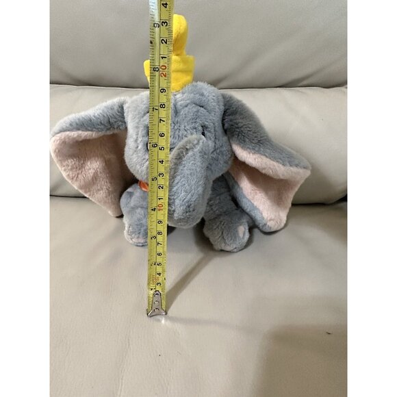 VTG DUMBO PLUSH Stuffed Animal Toy THE DISNEY STORE Big Ears Sewn Eyes Nursery - Picture 11 of 16
